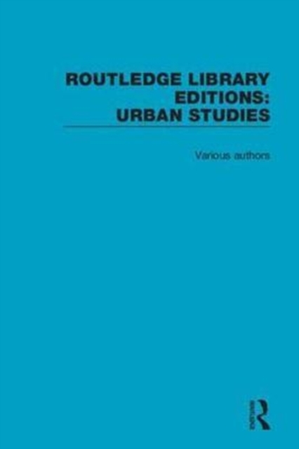 Routledge Library Editions: Urban Studies, Multiple-component retail product Book