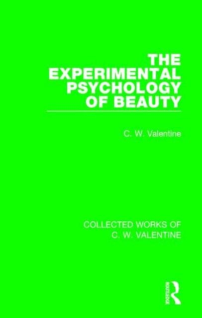 The Experimental Psychology of Beauty, Hardback Book