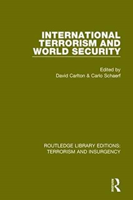 International Terrorism and World Security, Paperback / softback Book