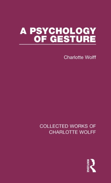 A Psychology of Gesture, Hardback Book