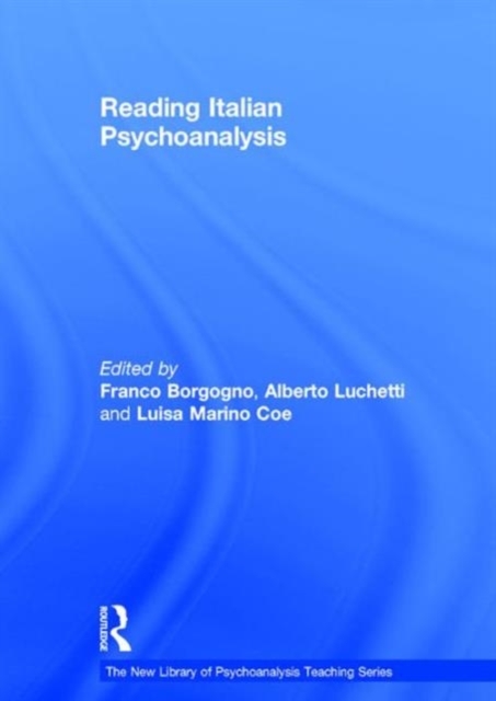 Reading Italian Psychoanalysis, Hardback Book