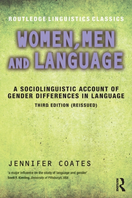 Women, Men and Language : A Sociolinguistic Account of Gender Differences in Language, Paperback / softback Book