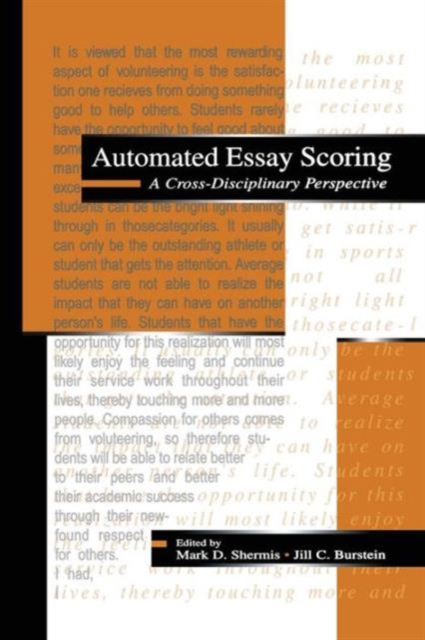 Automated Essay Scoring : A Cross-disciplinary Perspective, Paperback / softback Book