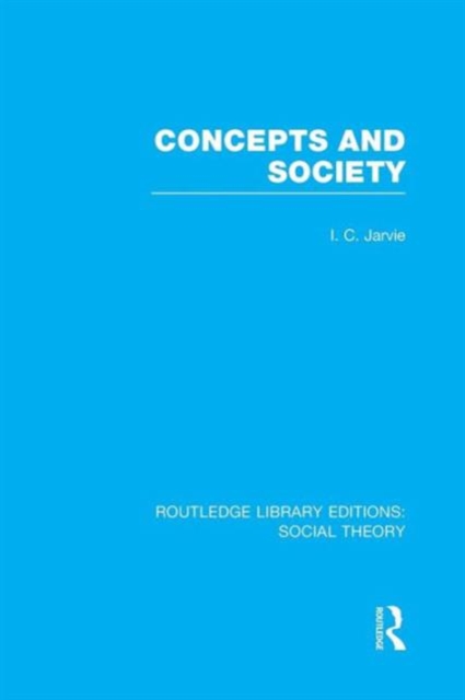 Concepts and Society, Paperback / softback Book