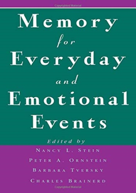 Memory for Everyday and Emotional Events, Paperback / softback Book