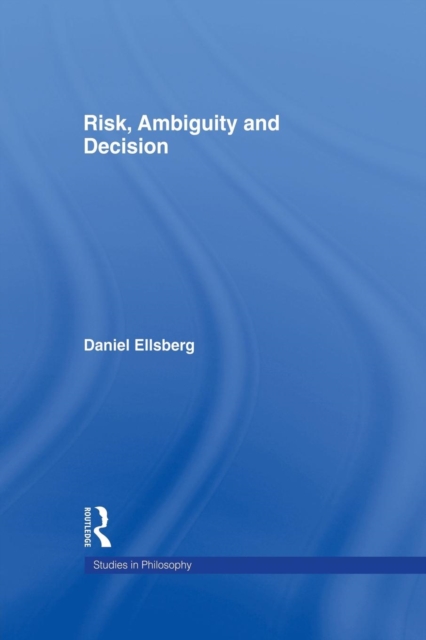 Risk, Ambiguity and Decision, Paperback / softback Book