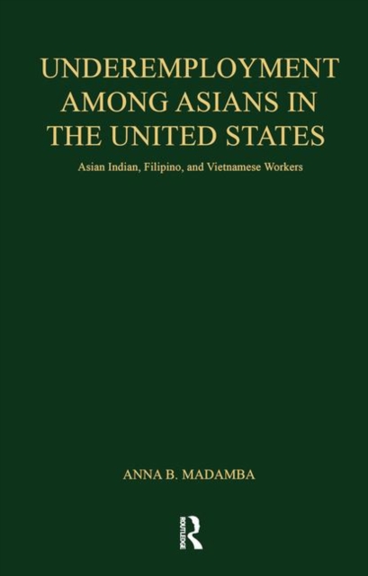 Underemployment Among Asians in the United States : Asian Indian, Filipino, and Vietnamese Workers, Paperback / softback Book