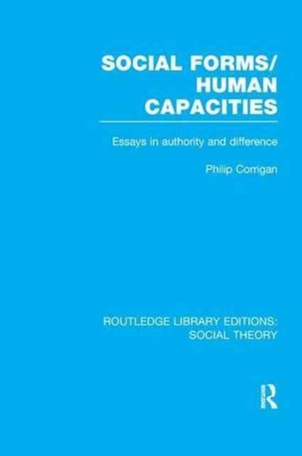 Social Forms/Human Capacities (RLE Social Theory) : Essays in Authority and Difference, Paperback / softback Book