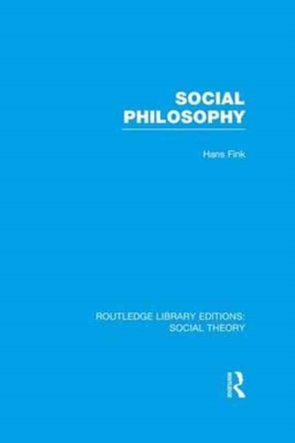 Social Philosophy, Paperback / softback Book