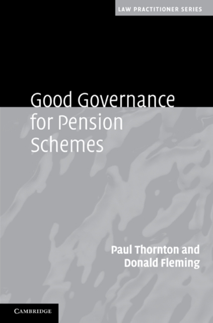 Good Governance for Pension Schemes, PDF eBook
