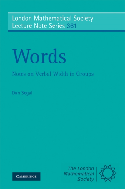 Words : Notes on Verbal Width in Groups, PDF eBook