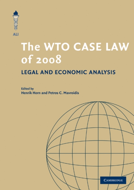 WTO Case Law of 2008, PDF eBook