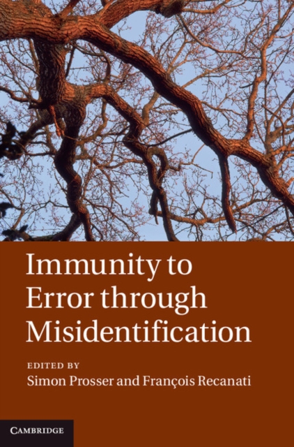 Immunity to Error through Misidentification : New Essays, EPUB eBook