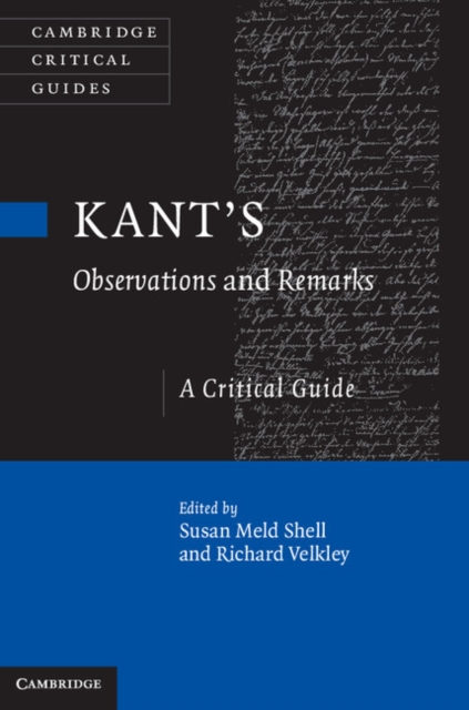 Kant's Observations and Remarks : A Critical Guide, PDF eBook