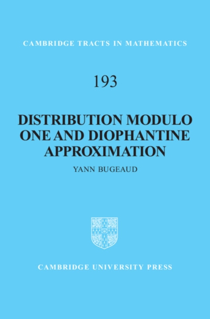 Distribution Modulo One and Diophantine Approximation, PDF eBook