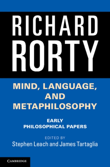 Mind, Language, and Metaphilosophy : Early Philosophical Papers, PDF eBook