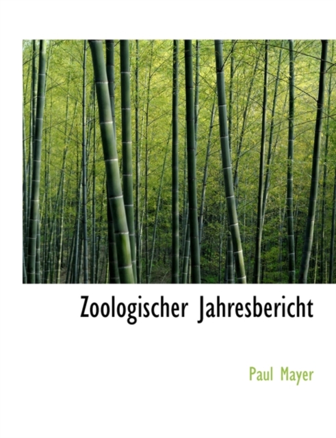 Zoologischer Jahresbericht, Paperback / softback Book