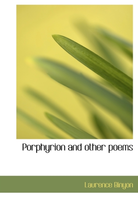 Porphyrion and Other Poems, Hardback Book