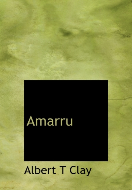 Amarru, Hardback Book