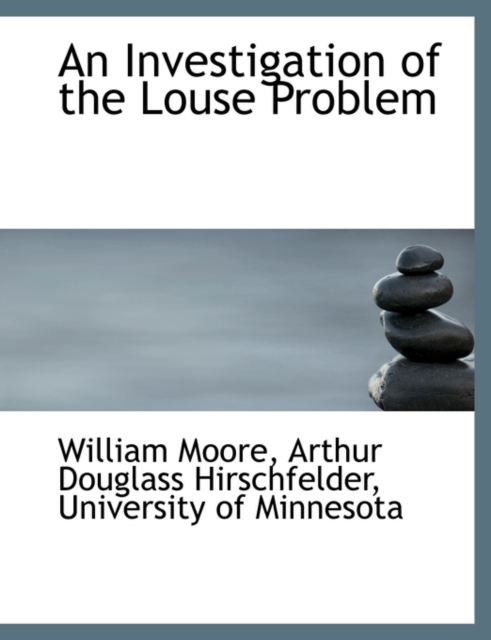 An Investigation of the Louse Problem, Paperback / softback Book
