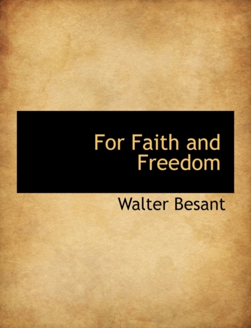For Faith and Freedom, Paperback / softback Book