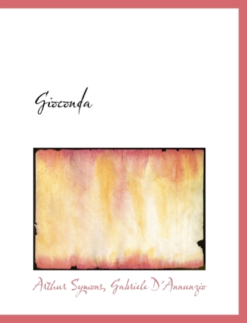 Gioconda, Paperback / softback Book