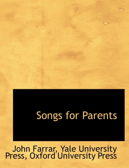Songs for Parents, Paperback / softback Book