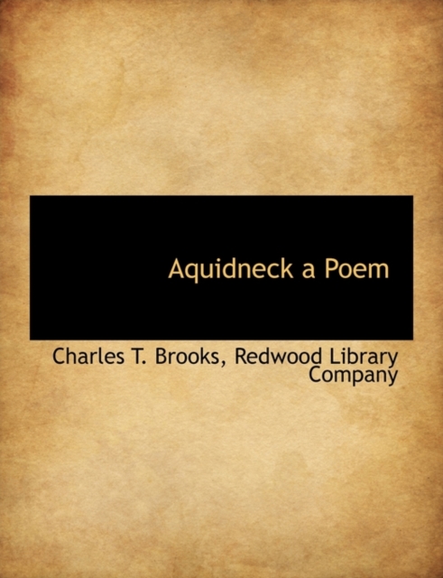 Aquidneck a Poem, Paperback / softback Book