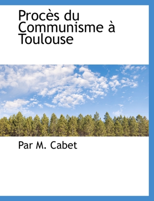 Proc?'s Du Communisme Toulouse, Paperback / softback Book