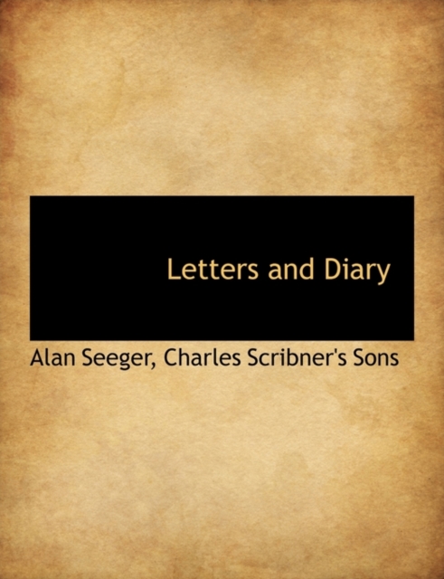 Letters and Diary, Paperback / softback Book