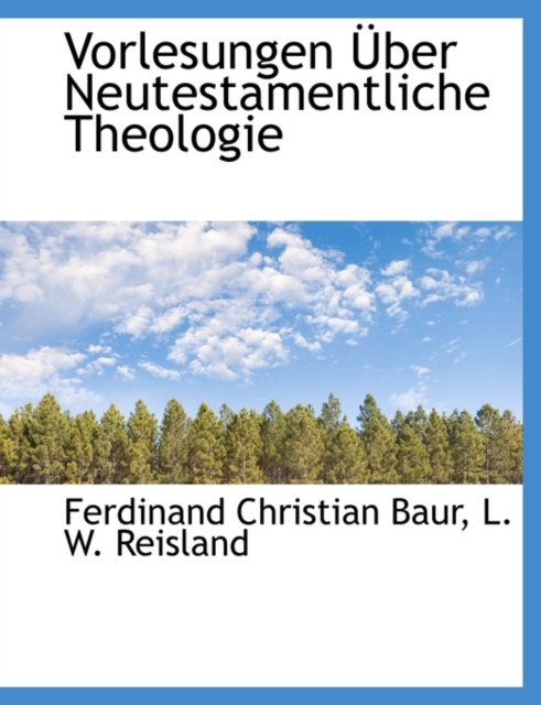 Vorlesungen Uber Neutestamentliche Theologie, Paperback / softback Book