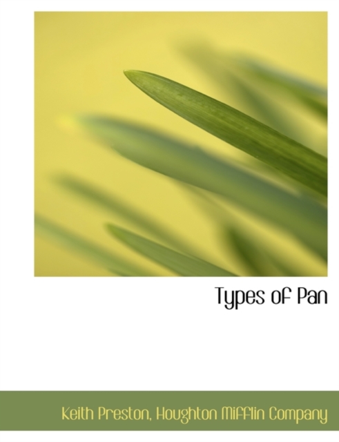 Types of Pan, Paperback / softback Book