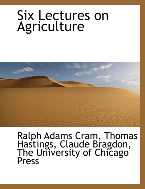 Six Lectures on Agriculture, Paperback / softback Book
