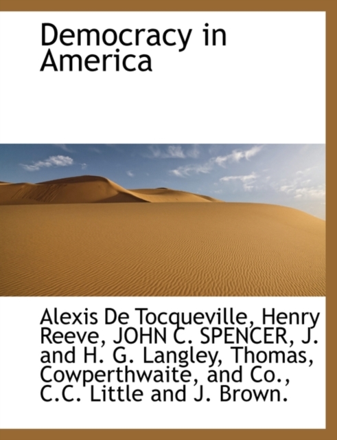 Democracy in America, Paperback / softback Book