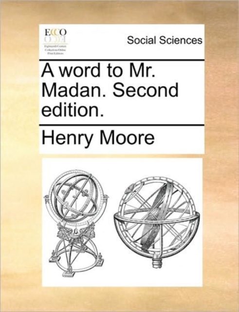 A Word to Mr. Madan. Second Edition., Paperback / softback Book