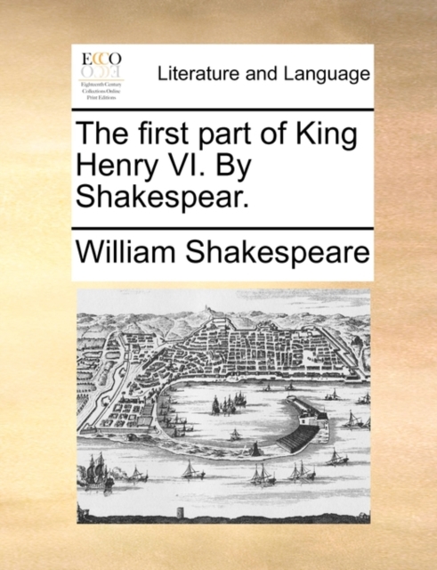 The First Part of King Henry VI. by Shakespear., Paperback / softback Book