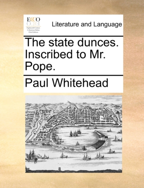 The State Dunces. Inscribed to Mr. Pope., Paperback / softback Book