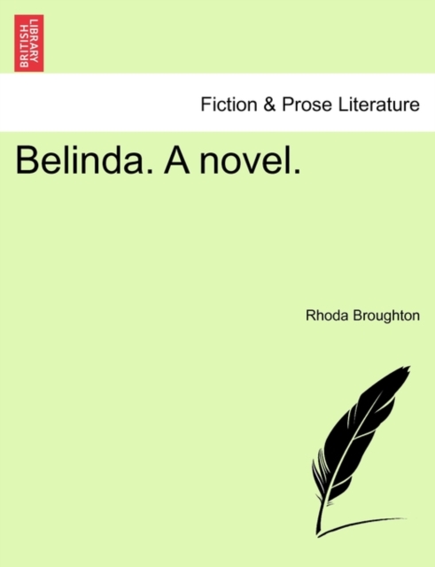 Belinda. a Novel., Paperback / softback Book