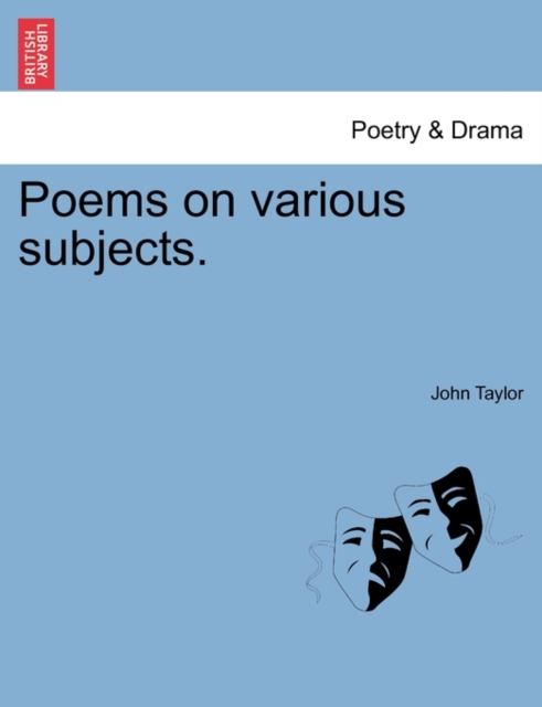 Poems on Various Subjects., Paperback / softback Book