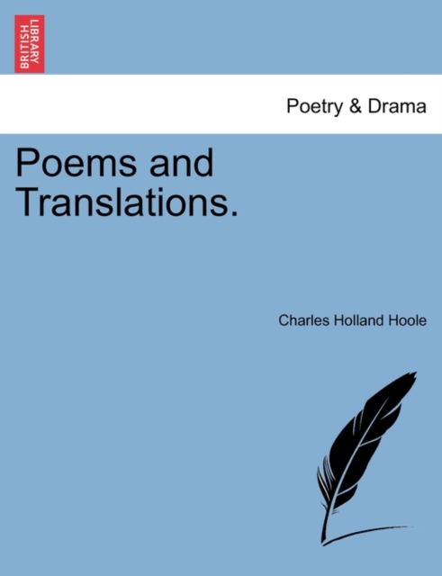 Poems and Translations., Paperback / softback Book
