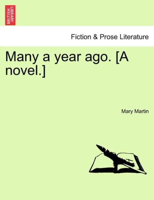 Many a Year Ago. [A Novel.], Paperback / softback Book