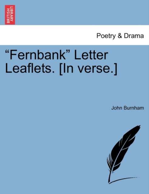 Fernbank Letter Leaflets. [in Verse.], Paperback / softback Book