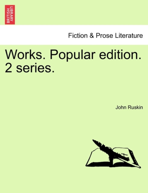 Works. Popular Edition. 2 Series., Paperback / softback Book