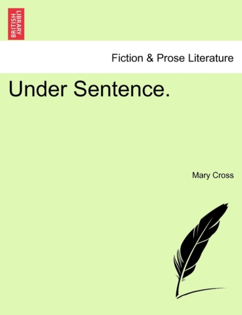 Under Sentence., Paperback / softback Book