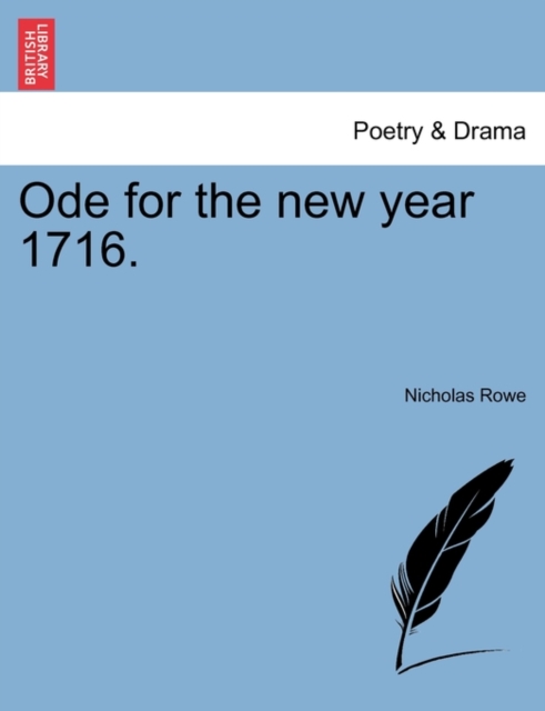 Ode for the New Year 1716., Paperback / softback Book