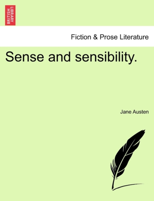 Sense and Sensibility., Paperback / softback Book