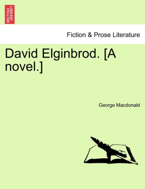 David Elginbrod. [A Novel.], Paperback / softback Book