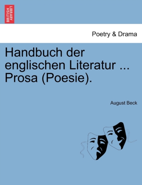 Handbuch der englischen Literatur ... Prosa (Poesie)., Paperback / softback Book