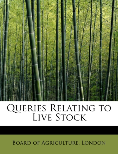 Queries Relating to Live Stock, Paperback / softback Book