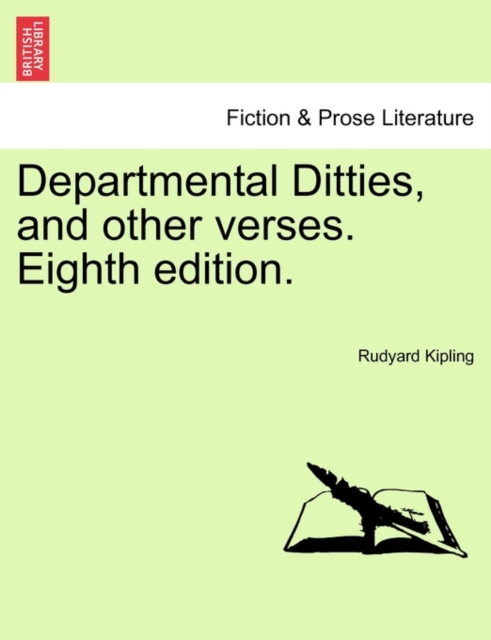 Departmental Ditties, and Other Verses. Eighth Edition., Paperback / softback Book